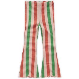 Flare Leggings Stripe Print