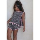 Inka Tie Vest & Bamba Knit Short Neapolitan