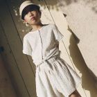 Joan Knotted Blouse & Blanche Skirt Shorts | Gauze Floral