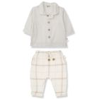 Ernest Shirt & Icaro Pant | Beige/Off White