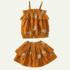 Preppy Poodle Top & Skirt