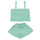 Amber Top & Shorts |  Mediterranean Check