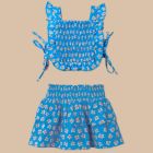 Nadine Blouse & Nadine Smocked Skirt