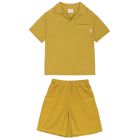 Luca Jersey Polo Shirt & Bermuda | Ochre