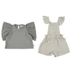 Wild Dove Knit Blouse & Overall