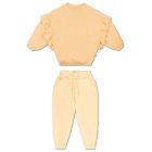 Ruffle Sweat | Soft Yellow
