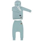 Hoodie Blouse & Teo Pants | Powdered Mint