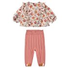 Cream Bohemian Flowers Tubi Blouse & Sienna Moldavia Leggings