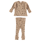 Printed Rib Set | Pink