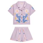 Shirt Alova & Shorts Asya Parme