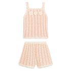 Top Larya & Shorts Mekylane Pink Stripes