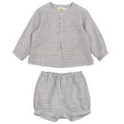 Totoro Linen Shirt & Pablo Bloomers Stripe