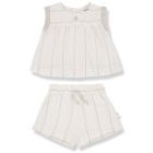 Dunia Top & Aisha Shorts | Off White