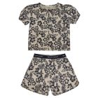 Hibiscus Blouse & Shorts Set