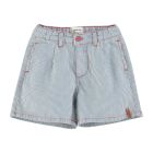 Boy Shorts Ecru W/ Indigo Stripes