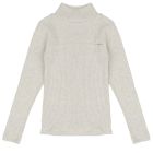 Tara Turtle Neck Light Grey Melange