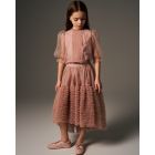 Catherine Shirt & Angel Skirt Dusty Pink