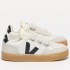 V-90 Leather White Black Natural