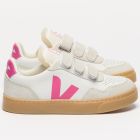 V-90 Leather White Mia Natural