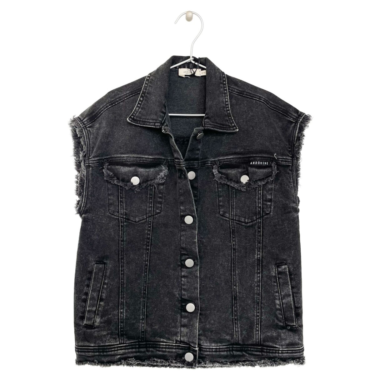 Oversized Denim Vest