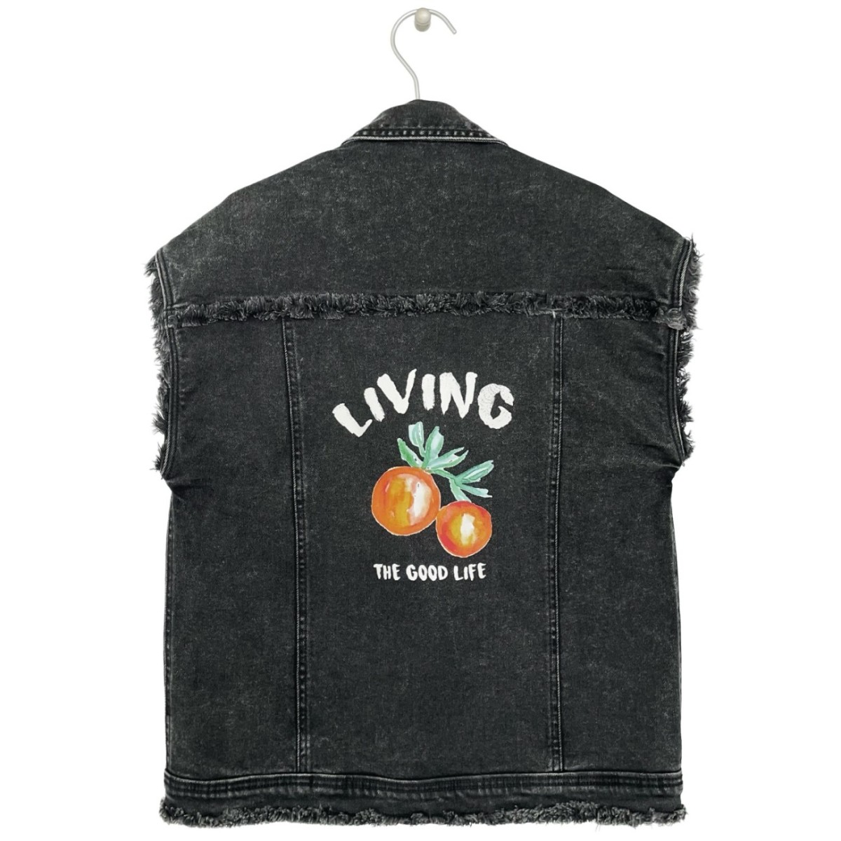 Oversized Denim Vest