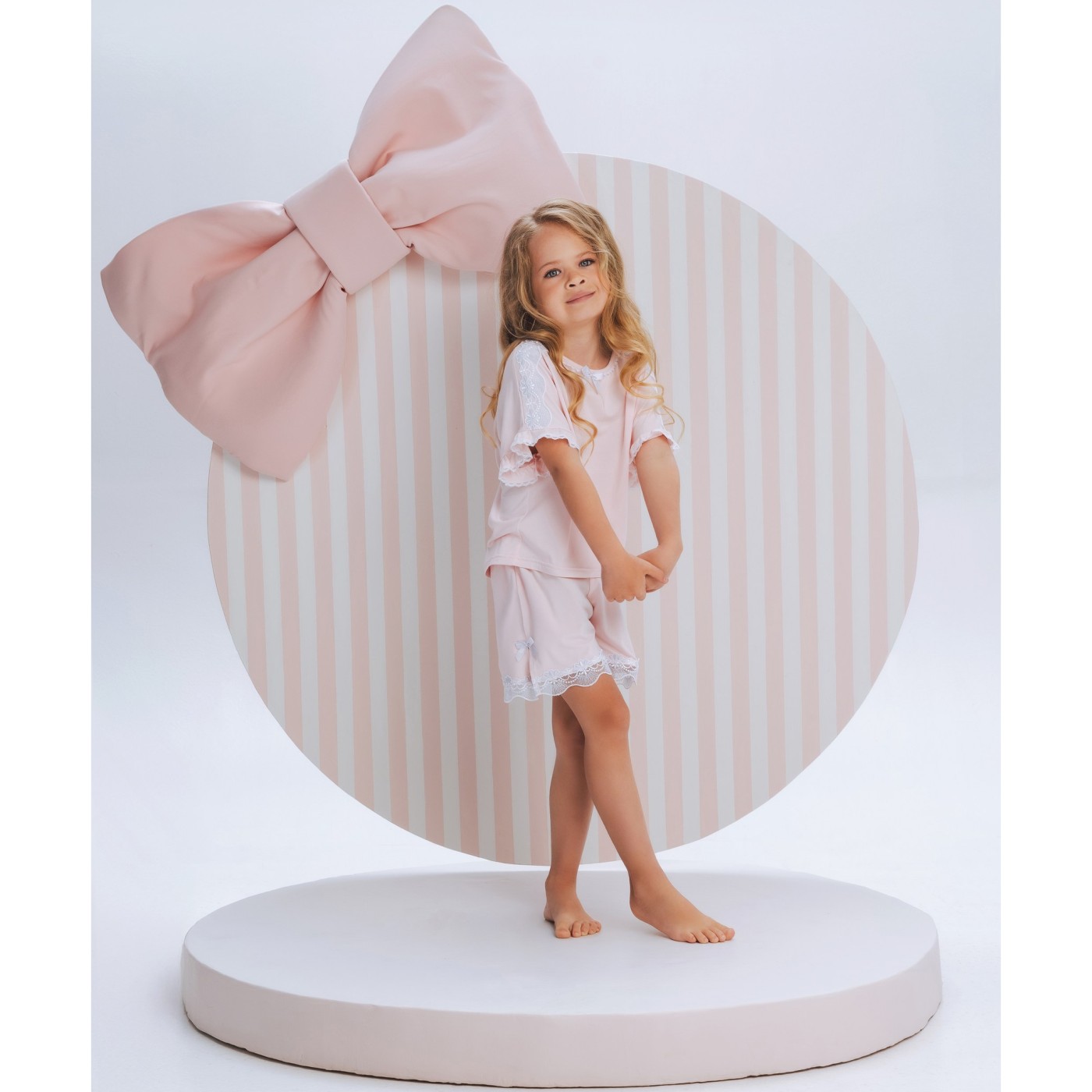 Ada Lavender Flowers Pajama Set