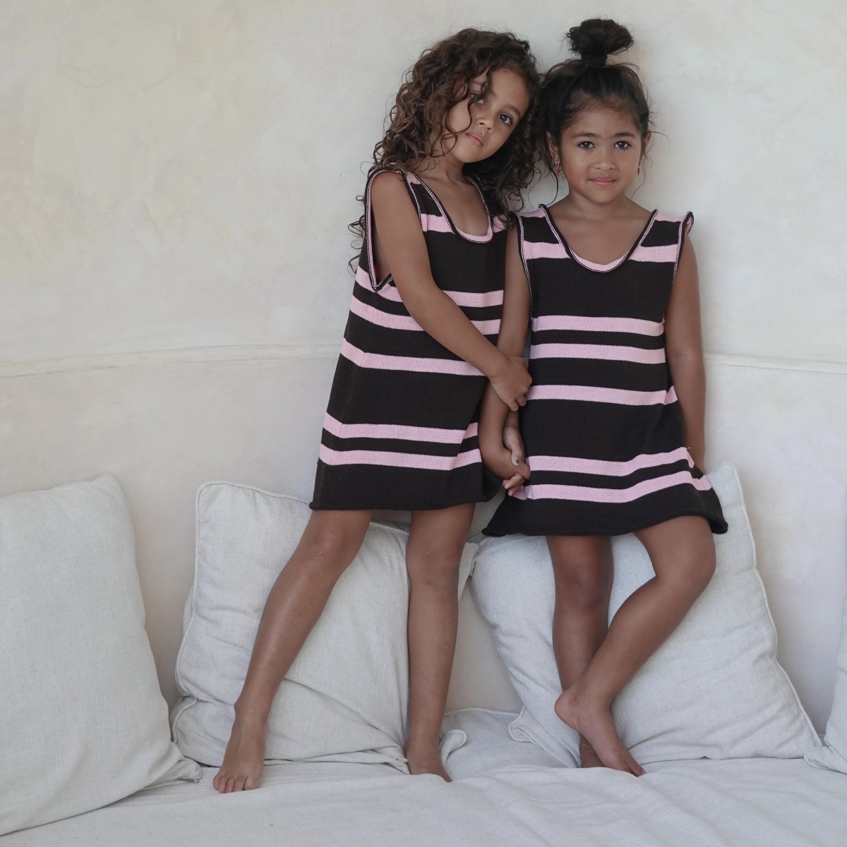 Romy Knit Shift Dress Stripe