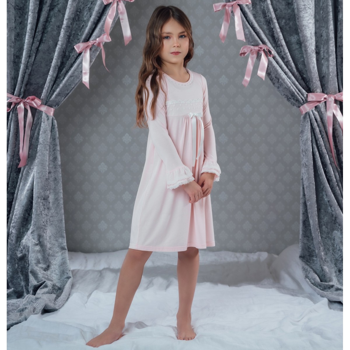Hannaly Nightdress Pink