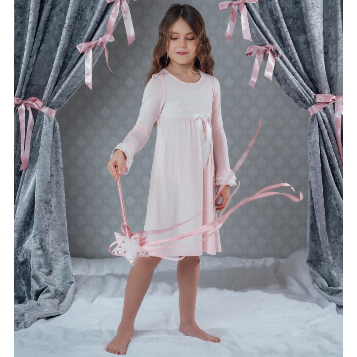 Hannaly Nightdress Pink