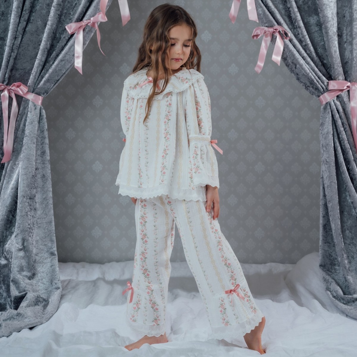 Carmen Muslin Pajama Pink