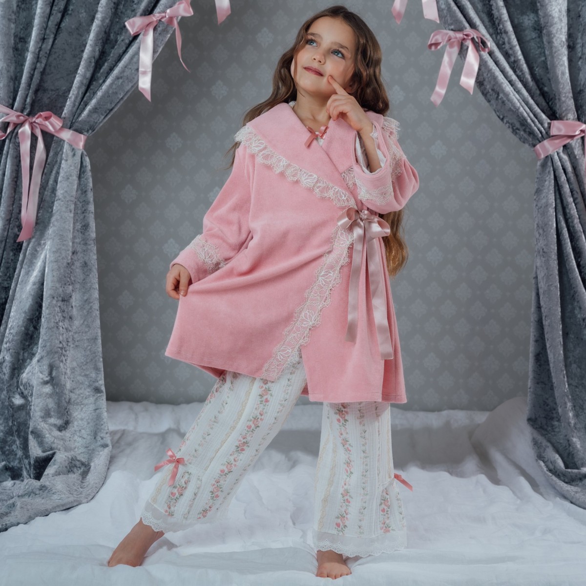 Simone Terry Robe Pink
