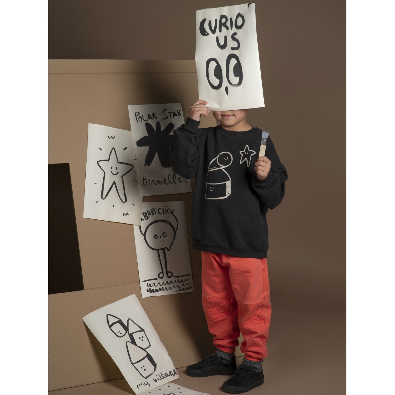 Sweatshirt Stargazing Charcoal