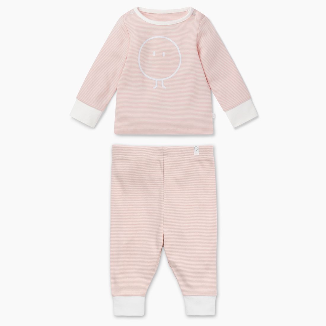 Snoozy PJ Set | Blush Stripe