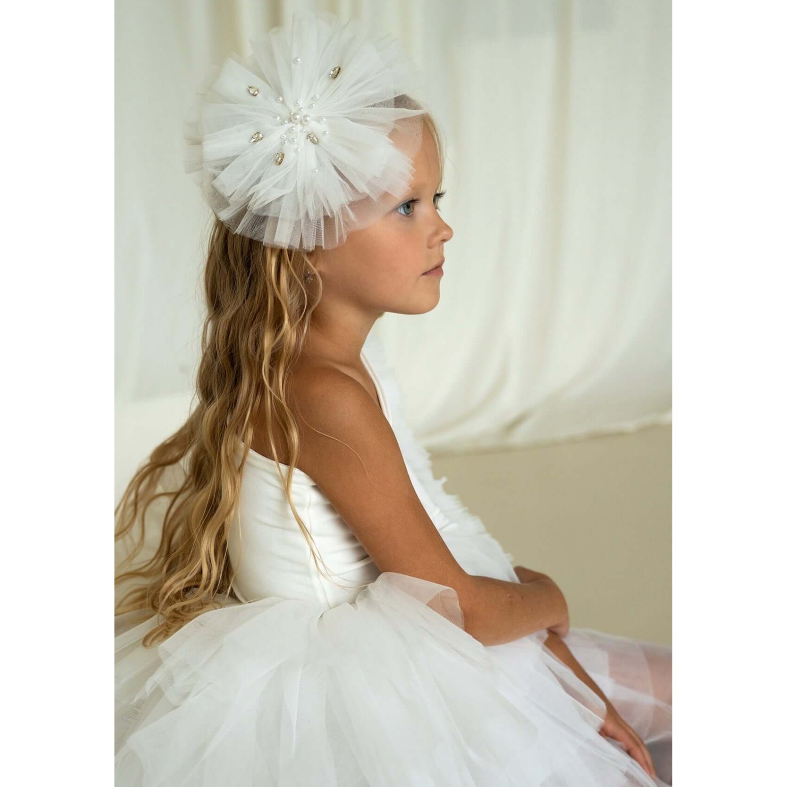 Fairy Hair Clip White Lily