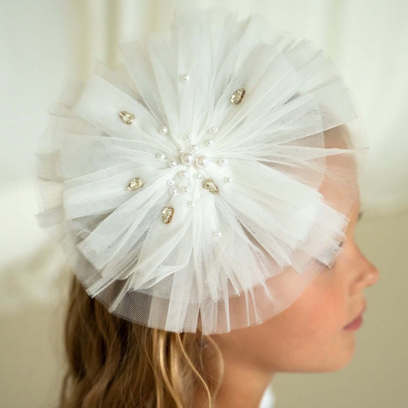 Fairy Hair Clip White Lily