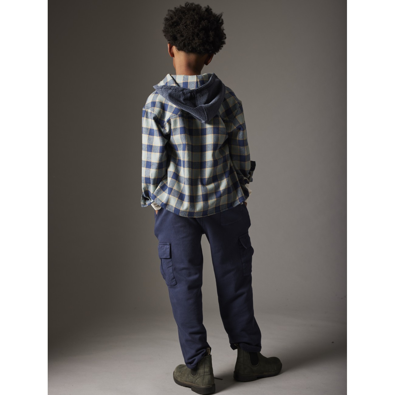 Check Flannel Milan Shirt & Navy Faro Pants