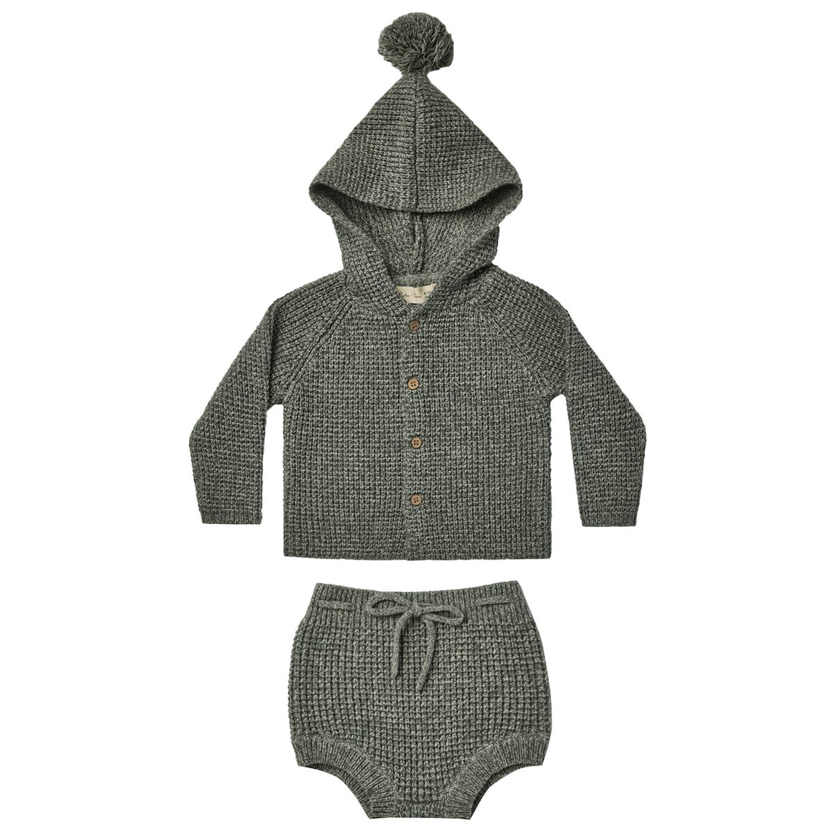 Tassel Cardigen & Knit Bloomer | Marine