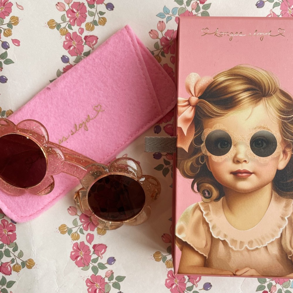 BABY Flower Sunglasses | Glitter Mist