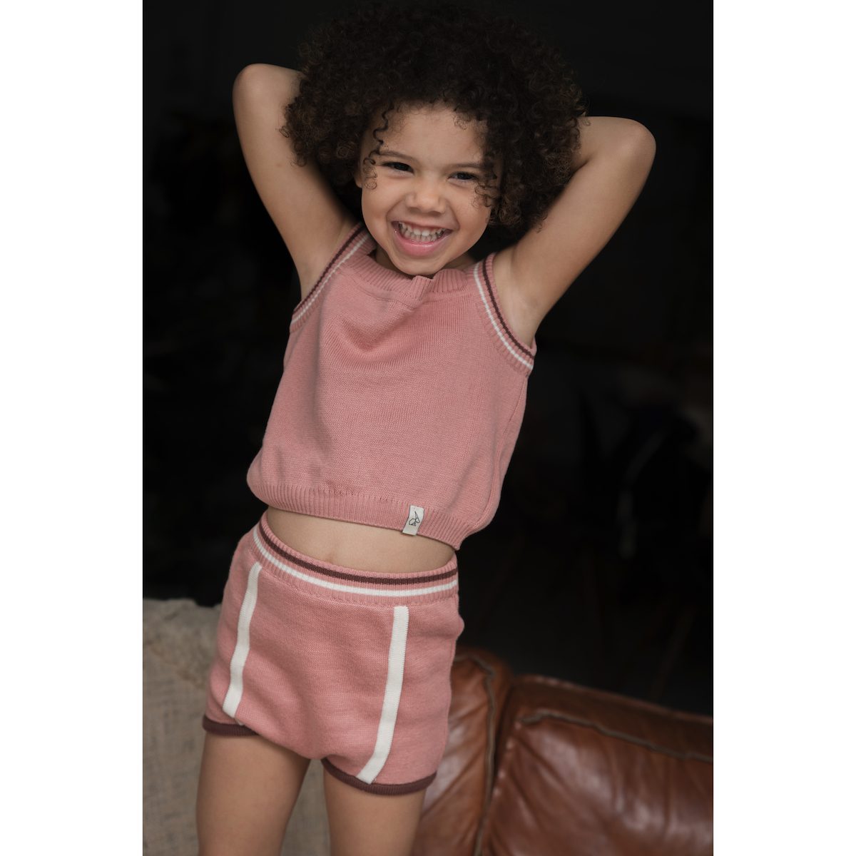 Lee Knit Cropped Top & Sus Knit Bloomer | Off White