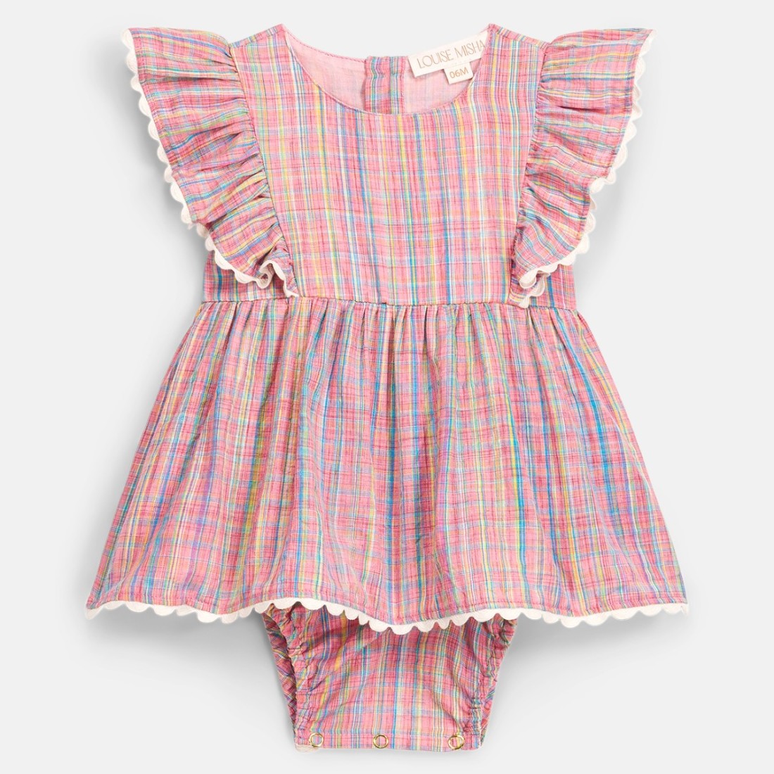 Rompers Lena Pink Pomelo Checks