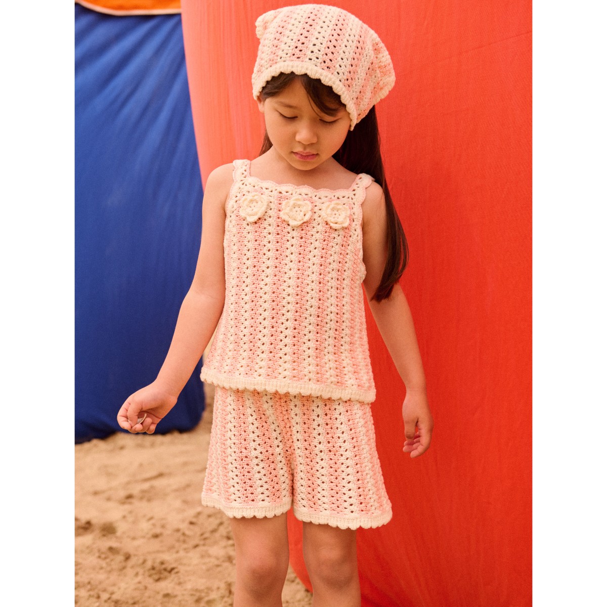 Headband Holly Pink Stripes