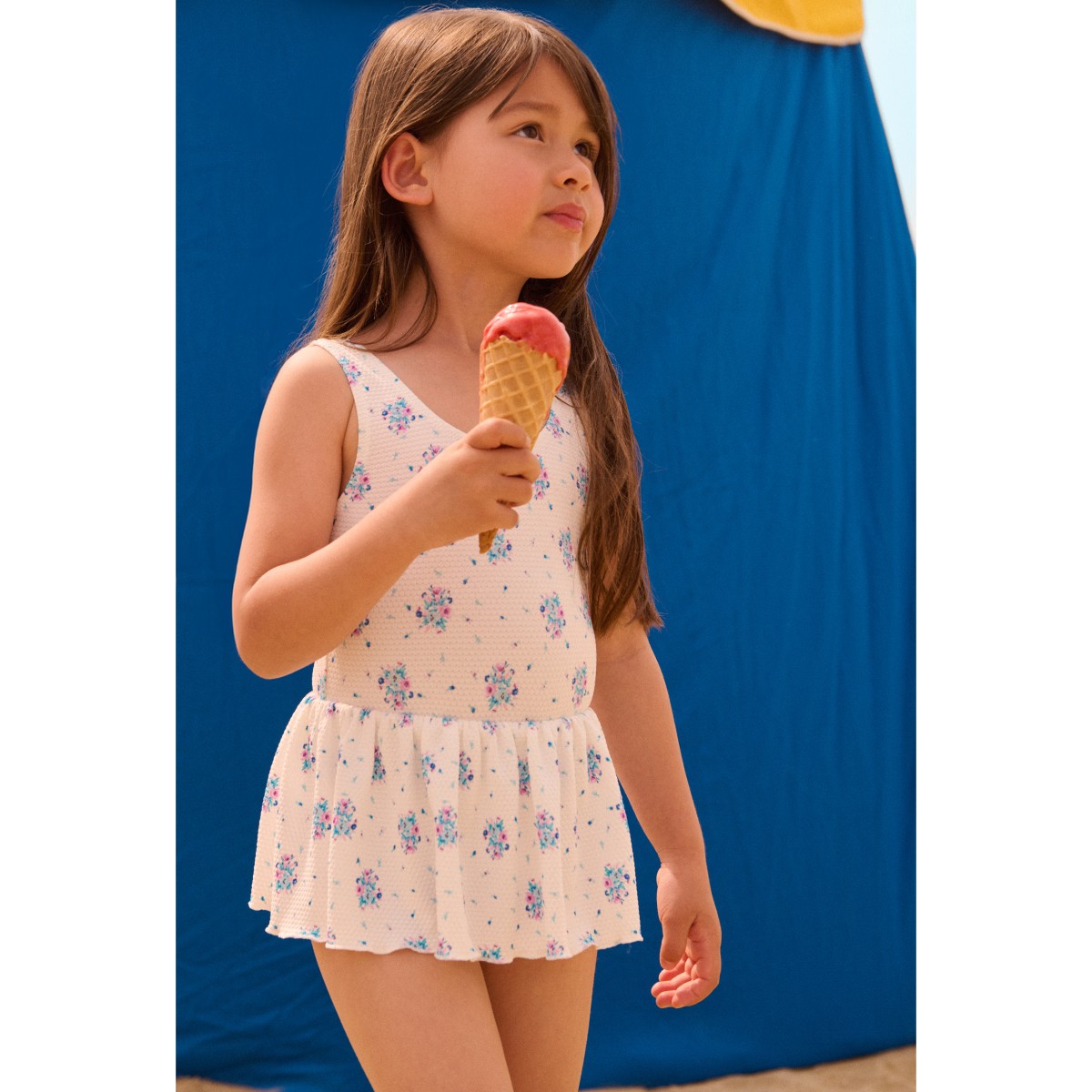 Bathing Suit Kalinda Cream Flower Dunes