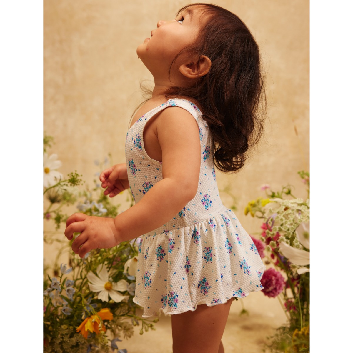 Bathing Suit Kalinda Cream Flower Dunes