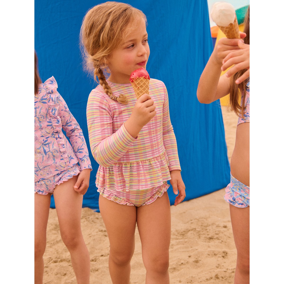 Bathing Set Yani PinkIsland Checks