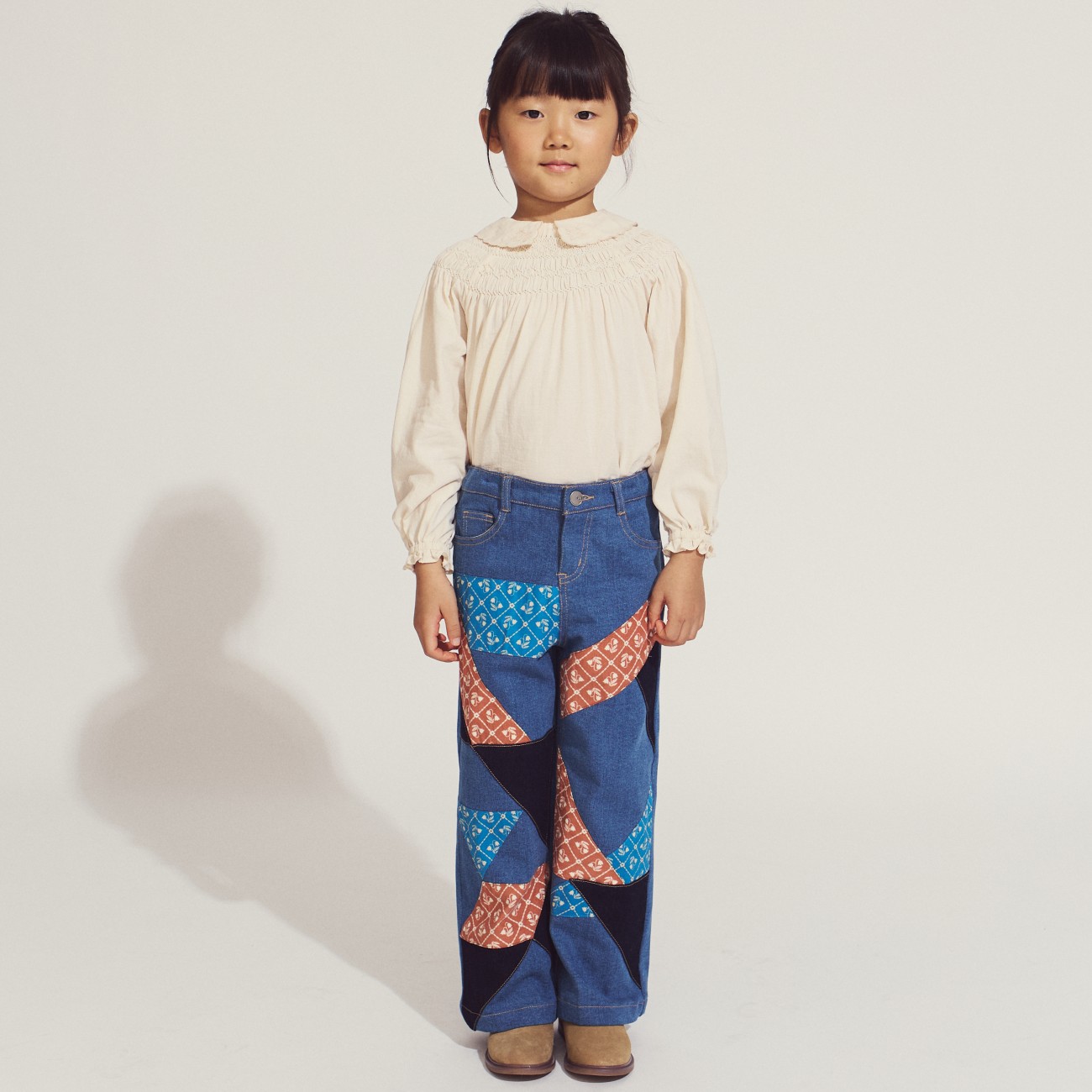 Harley Pants With Patchwork Details 