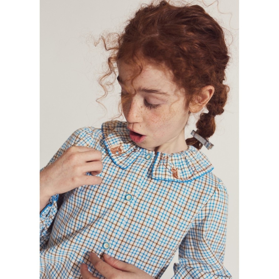 Laurel Blouse With Embroidered Horse