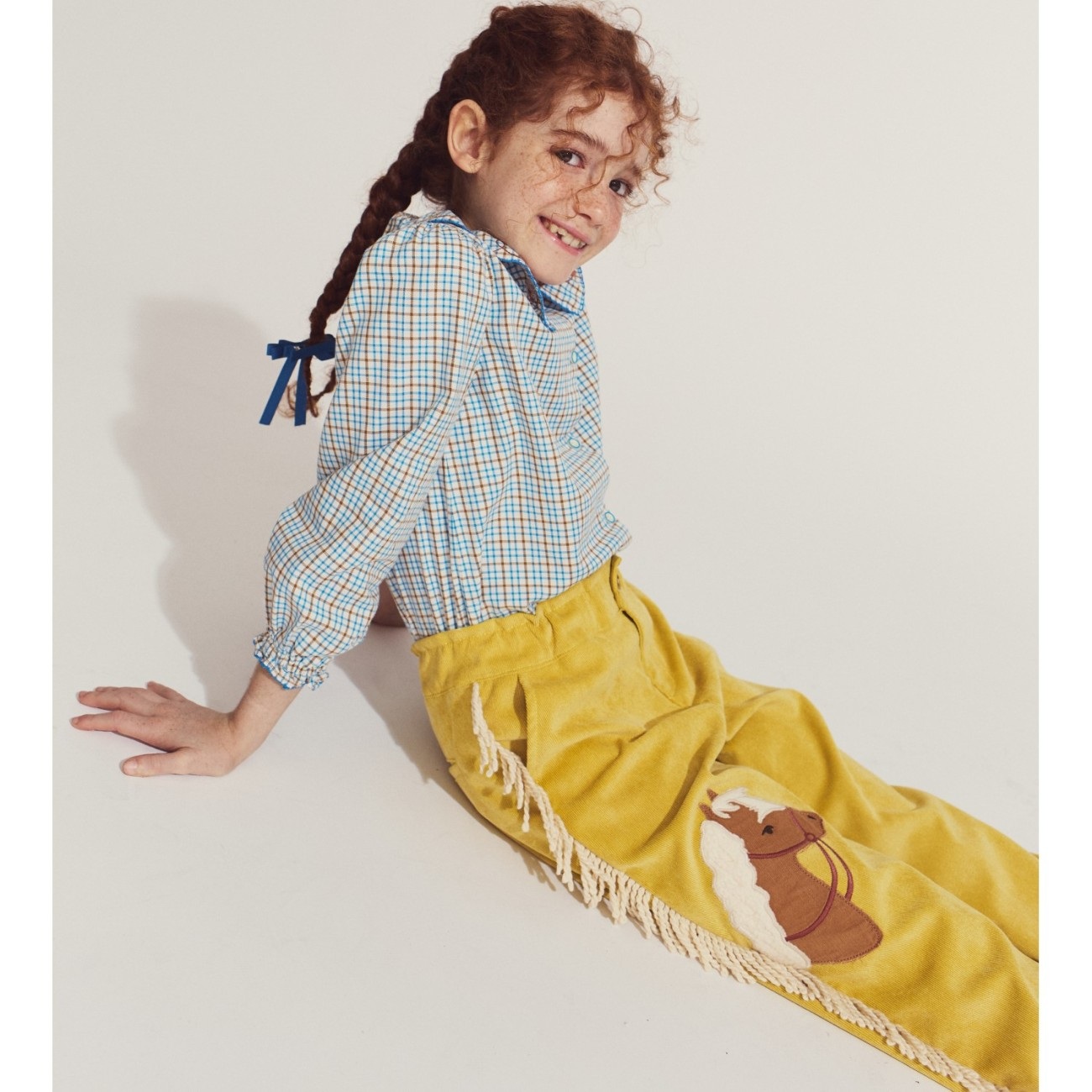 Marion Pants With Appliqué Horse