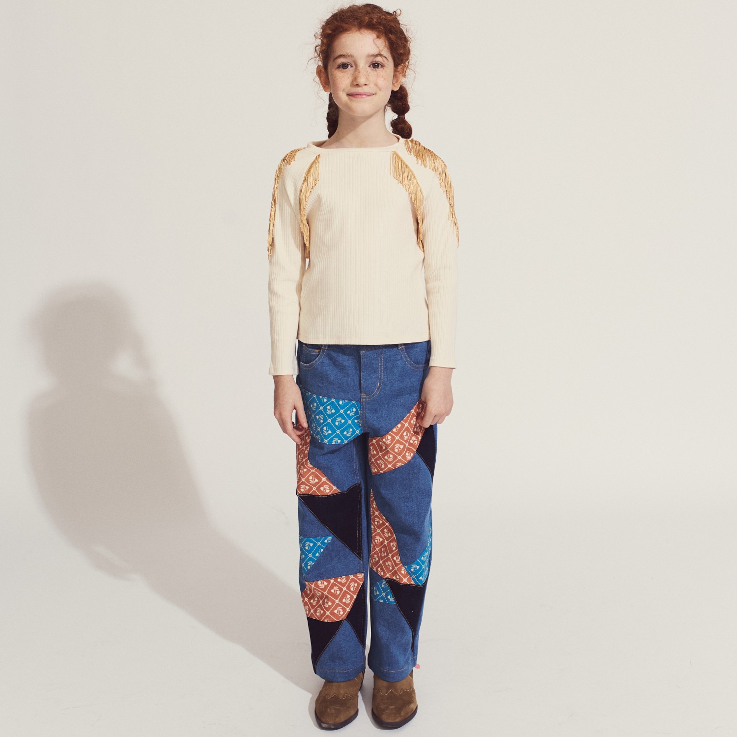 Harley Pants With Patchwork Details 