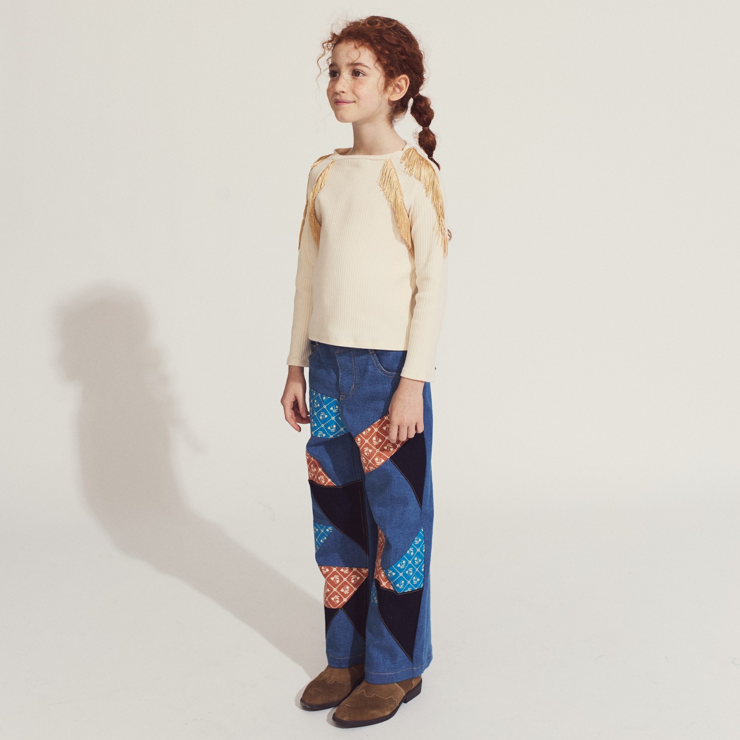 Harley Pants With Patchwork Details 