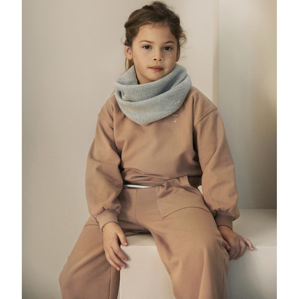 Knitted Endless Scarf | Peanut